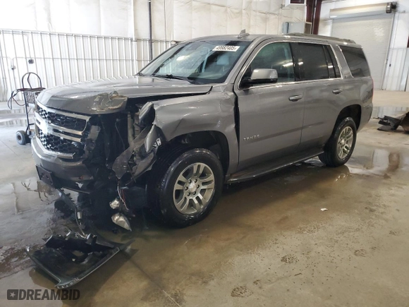 2020 Chevrolet Tahoe LT with VIN 1GNSKBKC1LR179422, listed as a Copart auction lot 49982405 with 113,486 mi miles and Salvage Title. Bid and sale history available at carsss.com. Image 1.