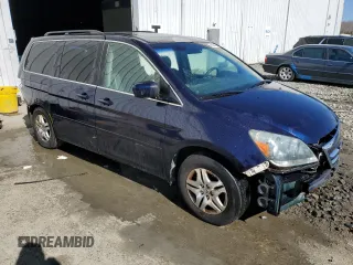 2006 Honda Odyssey EX-L with VIN 5FNRL38686B012884, listed as a Copart auction lot 46986245 with 191,295 mi miles and Salvage Title. Bid and sale history available at carsss.com. Image 4.