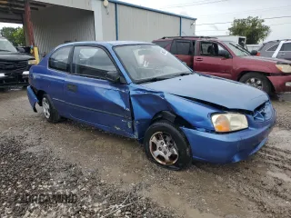 2001 Hyundai Accent z VIN KMHCF35G11U112976, wystawiony jako Copart lot #68692384 z przebiegiem 152 797 mil mil oraz Szkoda całkowita • Salvage title. Historia ofert i sprzedaży dostępna na DreamBid. Obrazek 4.