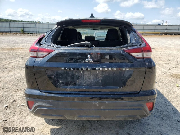 2024 Mitsubishi Eclipse Cross ES with VIN JA4ATUAA7RZ024633, listed as a Copart auction lot 60327444 with 8,389 mi miles and Salvage Title. Bid and sale history available at carsss.com. Image 6.