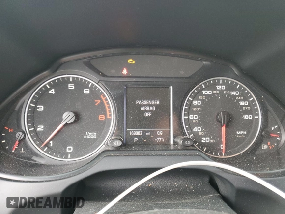 2012 Audi Q5 2.0T Premium Plus with VIN WA1LFAFP3CA032407, listed as a Copart auction lot 52766385 with 169,982 mi miles and Salvage Title. Bid and sale history available at carsss.com. Image 9.