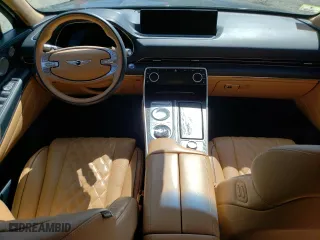 2021 Genesis GV80 Advanced + with VIN KMUHCESC7MU035838, listed as a Copart auction lot 70286224 with 0 mi miles and Salvage Title. Bid and sale history available at carsss.com. Image 8.