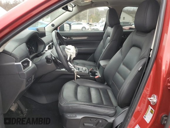 2021 Mazda CX-5 Grand Touring Reserve with VIN JM3KFBAY3M0315640, listed as a Copart auction lot 51004955 with 21,981 mi miles and Salvage Title. Bid and sale history available at DreamBid. Image 7.