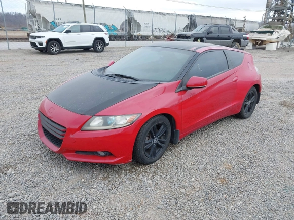 2012 Honda CR-Z EX with VIN JHMZF1D61CS003202, listed as a IAAI auction lot 41662413 with 158,721 mi miles. Bid and sale history available at carsss.com. Image 2.