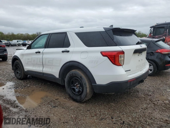 2022 Ford Police Interceptor Utility z VIN 1FM5K8AW9NNA13773, wystawiony jako Copart lot #55227165 z przebiegiem 47 645 mil mil oraz Szkoda całkowita • Salvage title. Historia ofert i sprzedaży dostępna na DreamBid. Obrazek 2.