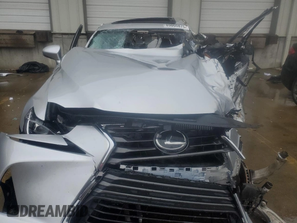 2019 Lexus IS with VIN JTHBA1D26K5097345, listed as a Copart auction lot 89060875 with 0 mi miles and Non Repairable. Bid and sale history available at carsss.com. Image 5.