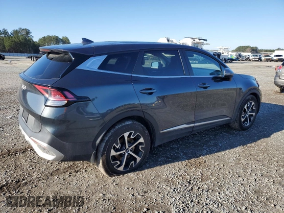 2024 Kia Sportage EX with VIN 5XYK33DF4RG211144, listed as a Copart auction lot 44228745 with 12,297 mi miles and Salvage Title. Bid and sale history available at carsss.com. Image 3.