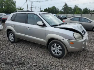 2006 Hyundai Tucson GLS with VIN KM8JN72D96U357608, listed as a Copart auction lot 65163644 with 100,299 mi miles and Salvage Title. Bid and sale history available at carsss.com. Image 4.