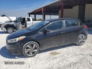 2017 Kia Forte5 LX with VIN KNAFK5A80H5699440, listed as a Copart auction lot 50060905 with 75,136 mi miles and Salvage Title. Bid and sale history available at carsss.com. Image 1.