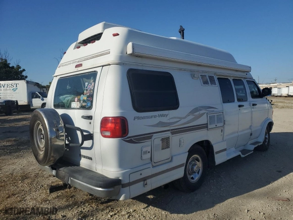 2001 Dodge Ram Van with VIN 2B6LB31Z41K500172, listed as a Copart auction lot 73534094 with NaN miles and Salvage Title. Bid and sale history available at carsss.com. Image 4.