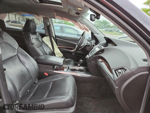 2015 Acura MDX Advance with VIN 5FRYD4H87FB026712, listed as a Copart auction lot 61238365 with 231,620 mi miles and Salvage title. Bid and sale history available at DreamBid. Image 7.