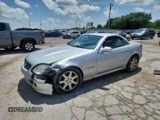 2002 Mercedes-Benz SLK 230 Kompressor with VIN WDBKK49FX2F244027, listed as a Copart auction lot 65006745 with Not provided miles and Salvage title. Bid and sale history available at DreamBid. Image 1.
