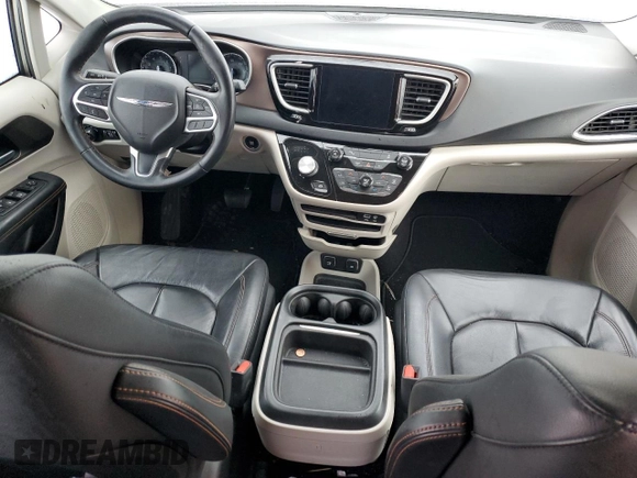 2017 Chrysler Pacifica Touring L with VIN 2C4RC1BG6HR537536, listed as a Copart auction lot 49702695 with 123,599 mi miles and Salvage Title. Bid and sale history available at DreamBid. Image 8.