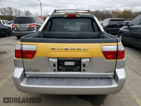 2003 Subaru Baja с VIN 4S4BT61C437106860, выставлен на аукционе Copart как лот 81699164 с пробегом 146 976 миль миль и Чистый • Clean title. История ставок и продаж доступна на DreamBid. Изображение 6.