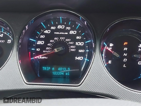 2011 Ford Taurus SE with VIN 1FAHP2DW2BG181059, listed as a IAAI auction lot 42036867 with 103,394 mi miles. Bid and sale history available at carsss.com. Image 7.
