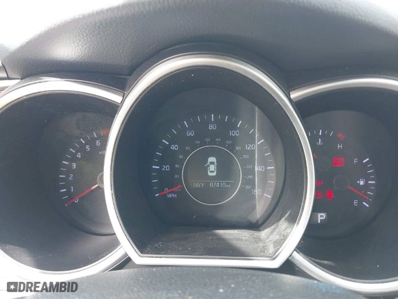 2015 Kia Optima LX with VIN 5XXGM4A70FG486595, listed as a IAAI auction lot 41698174 with 87,410 mi miles. Bid and sale history available at carsss.com. Image 7.