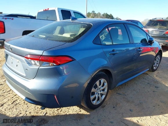 2021 Toyota Corolla LE with VIN JTDEPMAE0MJ186416, listed as a IAAI auction lot 41816266 with 49,220 mi miles. Bid and sale history available at carsss.com. Image 4.