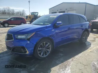 2020 Acura MDX Technology z VIN 5J8YD4H08LL021282, wystawiony jako Copart lot #49643005 z przebiegiem 114 218 mil mil oraz Szkoda całkowita • Salvage title. Historia ofert i sprzedaży dostępna na DreamBid. Obrazek 1.