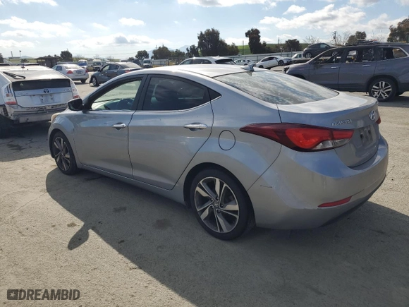 2015 Hyundai Elantra Limited with VIN 5NPDH4AE4FH590243, listed as a Copart auction lot 49930405 with 172,210 mi miles and Clean Title. Bid and sale history available at carsss.com. Image 2.