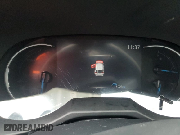 2024 Toyota RAV4 Hybrid XLE Premium with VIN 4T3B6RFV9RU167402, listed as a Copart auction lot 89083875 with 5,923 mi miles and Salvage Title. Bid and sale history available at DreamBid. Image 9.