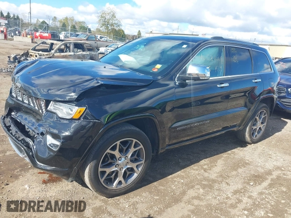 2020 Jeep Grand Cherokee Overland with VIN 1C4RJFCGXLC297961, listed as a IAAI auction lot 40584009 with 46,987 mi miles. Bid and sale history available at carsss.com. Image 2.
