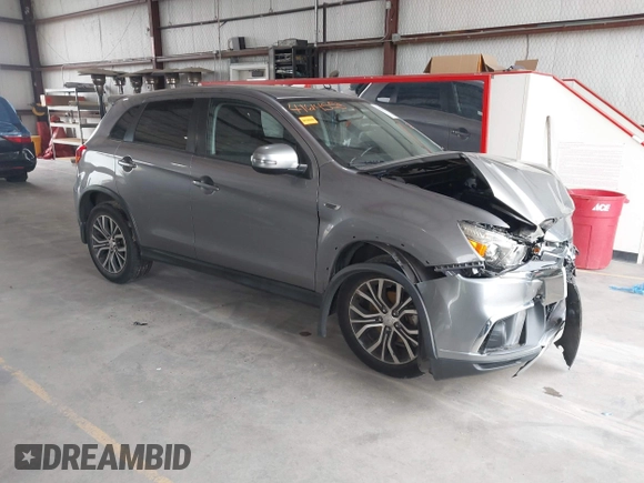 2019 Mitsubishi Outlander Sport SE 2.0 with VIN JA4AP4AUXKU005432, listed as a IAAI auction lot 41614553 with 1 mi miles. Bid and sale history available at carsss.com. Image 1.