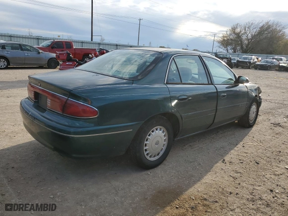 1997 Buick Century Custom with VIN 2G4WS52M7V1456070, listed as a Copart auction lot 84078454 with 0 mi miles and Salvage Title. Bid and sale history available at carsss.com. Image 3.