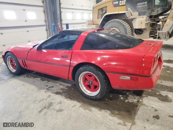 1986 Chevrolet Corvette with VIN 1G1YY0780G5118238, listed as a Copart auction lot 44241245 with 92,333 mi miles and Salvage Title. Bid and sale history available at carsss.com. Image 2.
