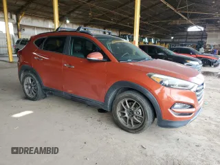 2016 Hyundai Tucson Limited z VIN KM8J33A25GU180703, wystawiony jako Copart lot #51739495 z przebiegiem 104 221 mil mil oraz Czysty tytuł • Clean title. Historia ofert i sprzedaży dostępna na DreamBid. Obrazek 4.
