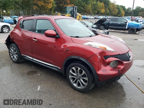 2012 Nissan Juke SV with VIN JN8AF5MR6CT106906, listed as a Copart auction lot 72435394 with 167,292 mi miles and Salvage Title. Bid and sale history available at carsss.com. Image 4.