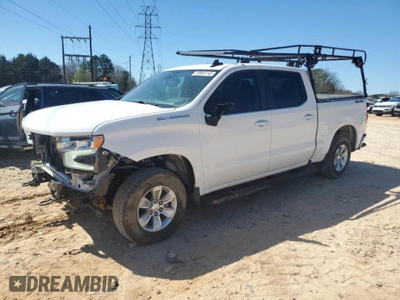 2023 Chevrolet Silverado 1500 LT with VIN 2GCUDDED7P1155362, listed as a Copart auction lot 49665745 with 51,107 mi miles and Salvage Title. Bid and sale history available at carsss.com. Image 1.