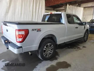 2022 Ford F-150 XL with VIN 1FTEX1EP5NKD35795, listed as a Copart auction lot 66329465 with 42,469 mi miles and Salvage title. Bid and sale history available at DreamBid. Image 3.