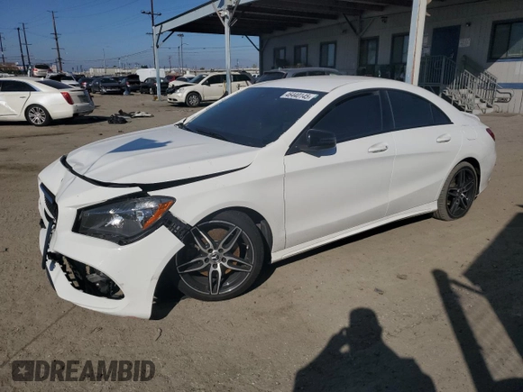 2019 Mercedes-Benz CLA 250 with VIN WDDSJ4EB1KN752504, listed as a Copart auction lot 46440145 with 66,361 mi miles and Salvage Title. Bid and sale history available at DreamBid. Image 1.