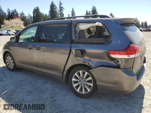 2011 Toyota Sienna LE with VIN 5TDJK3DC4BS005853, listed as a Copart auction lot 53582855 with 198,198 mi miles and Salvage Title. Bid and sale history available at carsss.com. Image 2.