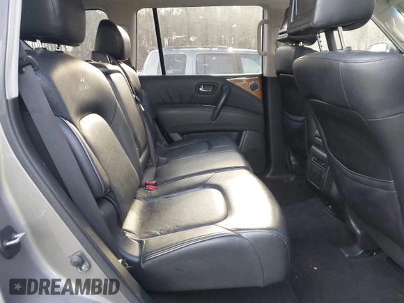 2011 Infiniti QX56 8-passenger with VIN JN8AZ2NC1B9301274, listed as a IAAI auction lot 41865441 with 221,759 mi miles. Bid and sale history available at carsss.com. Image 8.