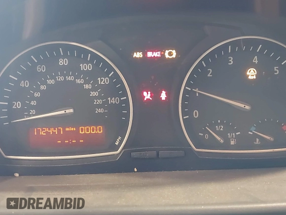 2004 BMW X3 3.0i with VIN WBXPA93444WA30464, listed as a IAAI auction lot 41752812 with 172,447 mi miles. Bid and sale history available at carsss.com. Image 7.