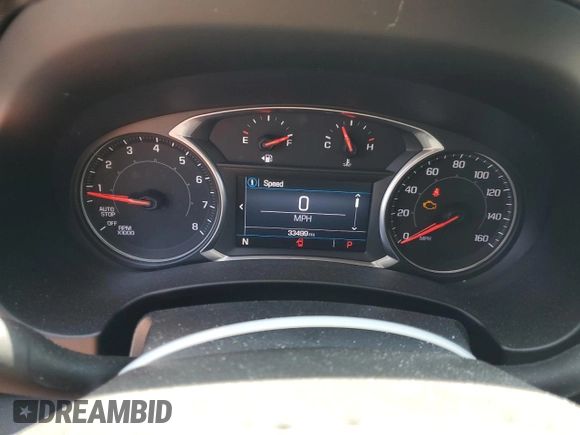 2019 GMC Terrain SLE with VIN 3GKALMEV4KL250147, listed as a Copart auction lot 61103705 with 33,499 mi miles and Salvage title. Bid and sale history available at DreamBid. Image 9.