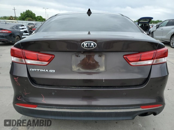 2018 Kia Optima LX with VIN KNAGT4L32J5238470, listed as a Copart auction lot 59335025 with 134,232 mi miles and Salvage title. Bid and sale history available at DreamBid. Image 6.