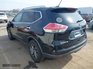 2016 Nissan Rogue SV with VIN KNMAT2MV1GP731809, listed as a IAAI auction lot 41802574 with 109,578 mi miles. Bid and sale history available at carsss.com. Image 3.