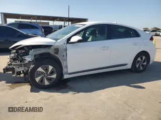 2019 Hyundai Ioniq SEL with VIN KMHC75LCXKU134128, listed as a Copart auction lot 44266015 with 59,390 mi miles and Salvage Title. Bid and sale history available at DreamBid. Image 1.