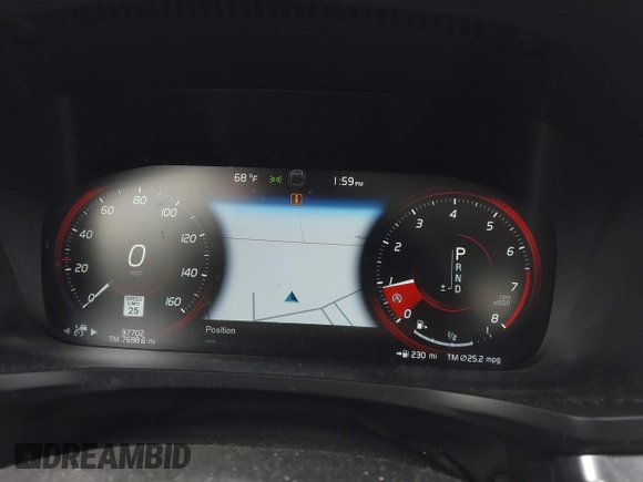 2019 Volvo S60 R-Design with VIN 7JRA22TM9KG014922, listed as a IAAI auction lot 41826883 with 97,702 mi miles. Bid and sale history available at carsss.com. Image 7.