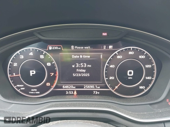 2018 Audi A5 Sportback Prestige z VIN WAUCNCF53JA018391, wystawiony jako IAAI lot #42350981 z przebiegiem 64 620 mil mil oraz . Historia ofert i sprzedaży dostępna na DreamBid. Obrazek 7.