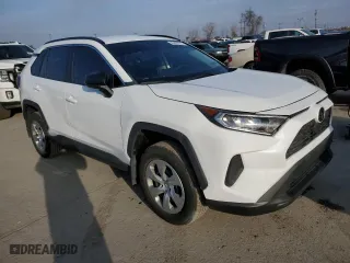 2021 Toyota RAV4 LE with VIN 2T3H1RFV3MW166926, listed as a Copart auction lot 45997315 with 54,244 mi miles and Salvage Title. Bid and sale history available at carsss.com. Image 4.