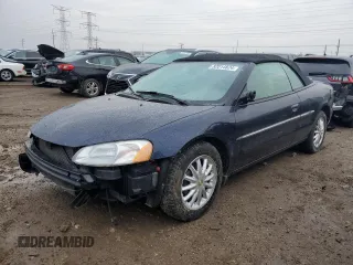 2002 Chrysler Sebring LXi with VIN 1C3EL55R82N171042, listed as a Copart auction lot 82014824 with 49,752 mi miles and Salvage Title. Bid and sale history available at DreamBid. Image 1.