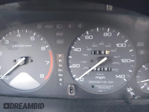 1995 Honda Accord LX with VIN 1HGCD563XSA013868, listed as a IAAI auction lot 42053028 with 184,181 mi miles and . Bid and sale history available at carsss.com. Image 7.