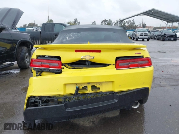 2015 Chevrolet Camaro LT with VIN 2G1FF3D3XF9207176, listed as a IAAI auction lot 41583330 with 96,753 mi miles. Bid and sale history available at carsss.com. Image 16.