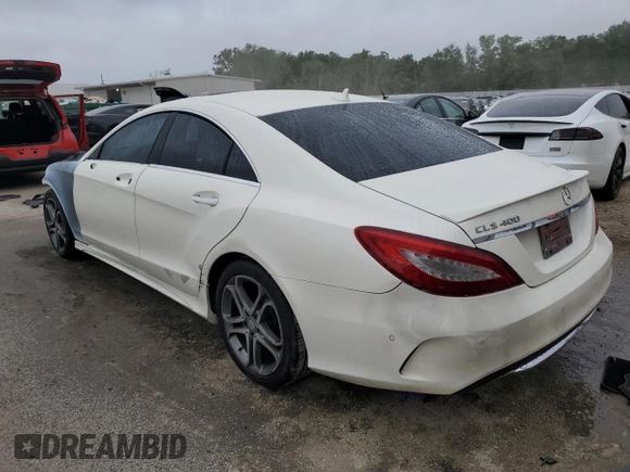 2015 Mercedes-Benz CLS-Class CLS 400 with VIN WDDLJ6FB5FA140513, listed as a Copart auction lot 56489413 with 148,451 mi miles. Bid and sale history available at carsss.com. Image 2.
