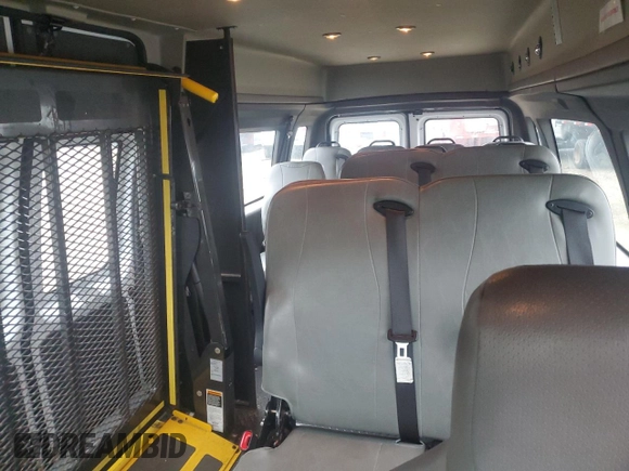 2014 Ford Econoline Cargo Commercial with VIN 1FTNS2EW2EDA97596, listed as a Copart auction lot 54776635 with 54,236 mi miles and Clean title. Bid and sale history available at DreamBid. Image 10.