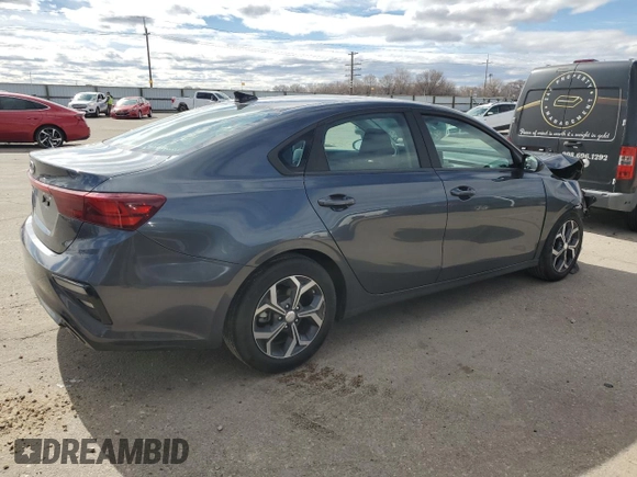2021 Kia Forte LXS with VIN 3KPF24AD7ME334598, listed as a Copart auction lot 50231785 with 37,448 mi miles and Salvage Title. Bid and sale history available at DreamBid. Image 3.