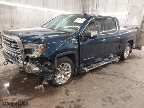 2019 GMC Sierra 1500 SLT with VIN 3GTU9DED3KG137085, listed as a IAAI auction lot 41263425 with 78,798 mi miles. Bid and sale history available at carsss.com. Image 18.